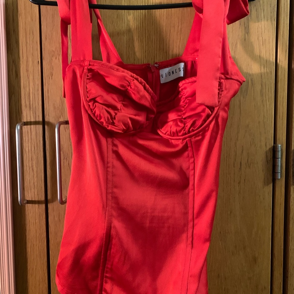 Red Corset Top